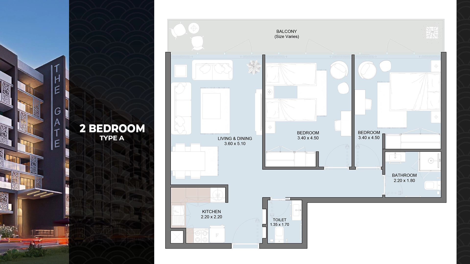 2 BR - Type B